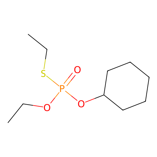 Hexylthiofos structure