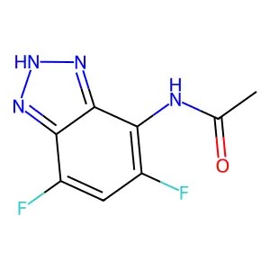 n-(5,7-Difluoro-2h-benzotriazol-4-yl)acetamide structure