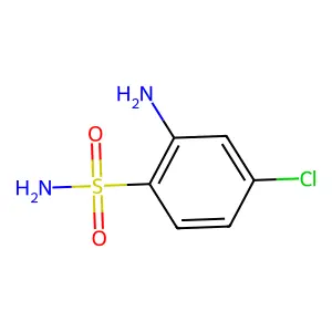 2-Amino-4-chlorobenzenesulphonamide structure