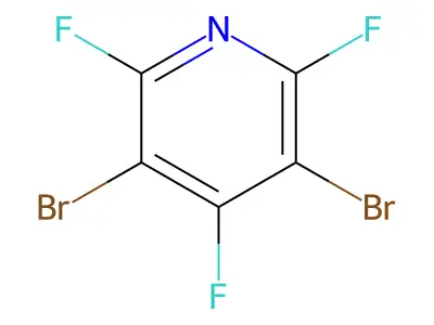 3,5-Dibromo-2,4,6-trifluoropyridine structure