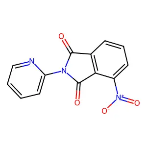 4-Nitro-2-pyridin-2-ylisoindole-1,3-dione structure