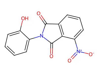 2-(2-hydroxyphenyl)-4-nitro-1H-isoindole-1,3(2H)-dione structure
