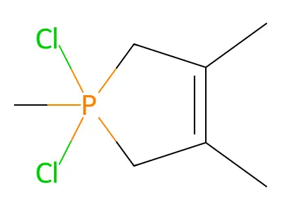 1,3,4-Trimethyl-delta(3)-phospholene-1,1-dichloride structure