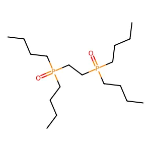 1-[Butyl(2-dibutylphosphorylethyl)phosphoryl]butane structure