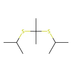 2,4,4,6-Tetramethyl-3,5-dithiaheptane structure