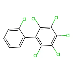2,2',3,4,5,6-Hexachlorobiphenyl structure