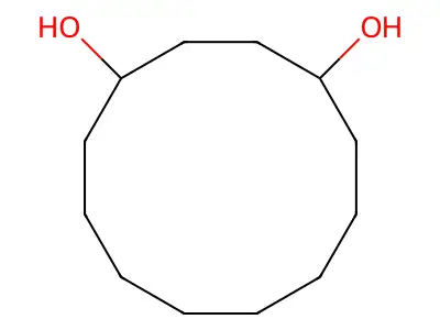 1,4-Cyclododecanediol structure