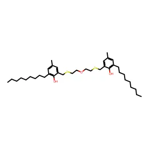 Phenol, 2,2'-[oxybis(2,1-ethanediylthiomethylene)]bis[4-methyl-6-nonyl- structure