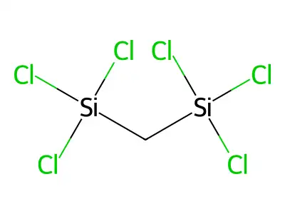 Bis(trichlorosilyl)methane structure