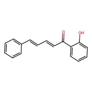 2'-Hydroxy-2-cinnamylideneacetophenone structure