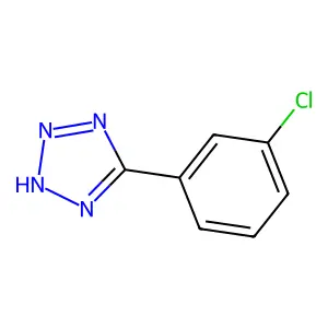 5-(3-chlorophenyl)-2H-1,2,3,4-tetrazole structure