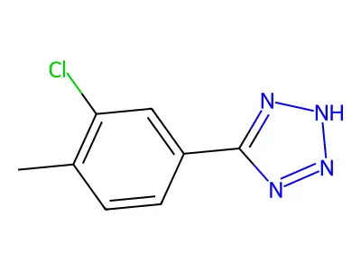 5-(3-Chloro-4-methylphenyl)-2H-tetrazole structure