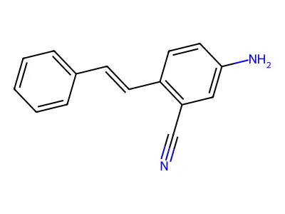 2-Cyano-4-aminostilbene_x000D_ structure
