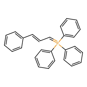 Phosphorane, triphenyl(3-phenyl-2-propenylidene)- structure