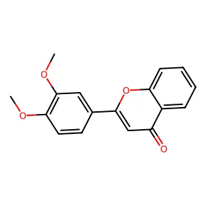 3',4'-二甲氧基黄酮 structure