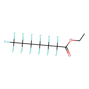 Ethyl perfluoroheptanoate structure