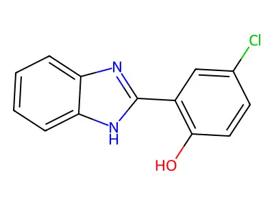 2-(1H-benzo[d]imidazol-2-yl)-4-chlorophenol structure