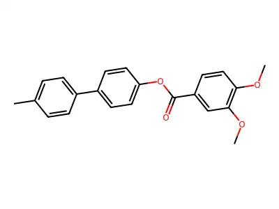 4-(4-Methylphenyl)phenyl 3,4-dimethoxybenzoate structure