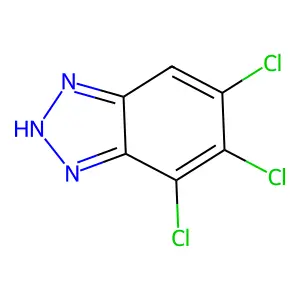 4,5,6-trichloro-2H-benzotriazole structure