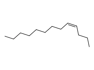 cis-4-Tridecene structure