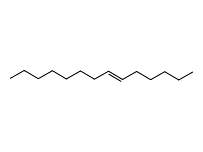 trans-6-Tetradecene structure
