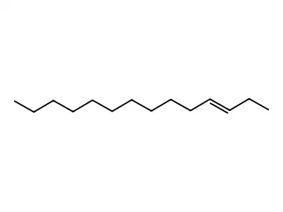 trans-3-Tetradecene structure