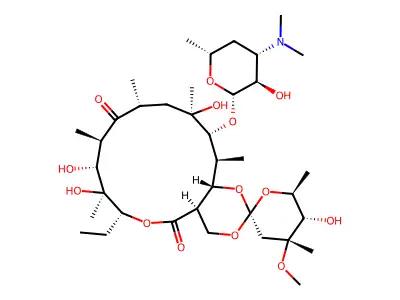Erythromycin E structure