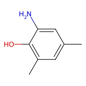 6-Amino-2,4-xylenol structure