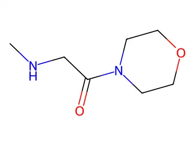 N-Methyl-2-(morpholin-4-yl)-2-oxoethan-1-aminium structure
