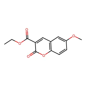 ethyl 6-methoxy-2-oxo-2H-chromene-3-carboxylate structure