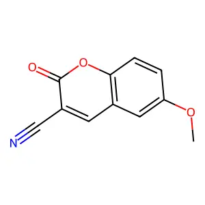 3-Cyano-6-methoxycoumarin structure