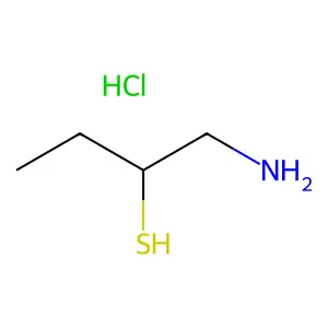 1-Aminobutane-2-thiol hydrochloride structure