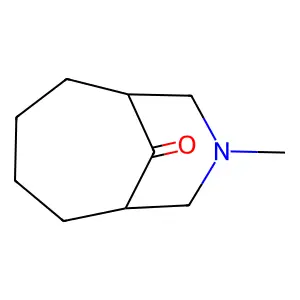 8-Methyl-8-azabicyclo(4.3.1)decan-10-one structure