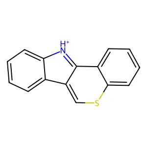 11H-[1]Benzothiopyrano[4,3-b]indol-5-ium, perchlorate structure