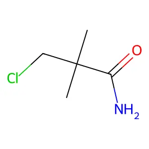 3-Chloro-2,2-dimethylpropanamide structure