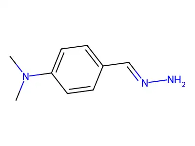 p-Di-methylaminobenzaldehyde hydrazone structure