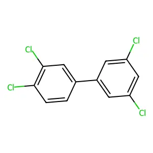 3,3',4,5'-Tetrachlorobiphenyl structure