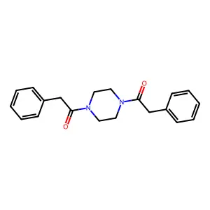 1,4-Bis(phenylacetyl)piperazine structure