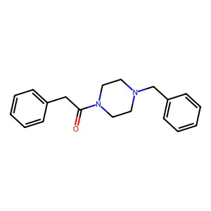 1-(4-Benzylpiperazin-1-yl)-2-phenylethanone structure