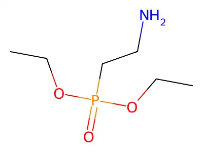 Diethyl (2-aminoethyl)phosphonate structure