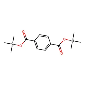 Terephthalic acid, bis(trimethylsilyl) ester structure