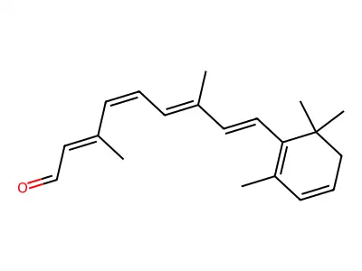 11-cis-3,4-Didehydro Retinal structure