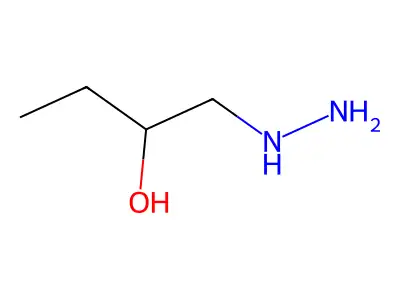 2-Hydroxybutylhydrazine structure