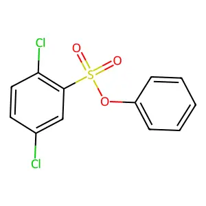 Phenyl 2,5-dichlorobenzenesulfonate structure