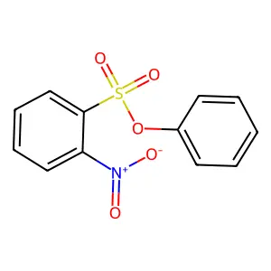 Phenyl o-nitrobenzenesulphonate structure