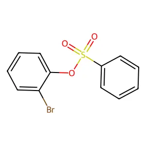 2-Bromophenyl benzenesulfonate structure