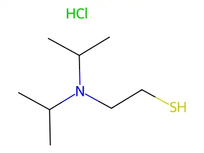 2-(Diisopropylamino)ethanethiol hydrochloride structure