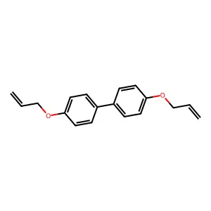 4,4'-Bis(allyloxy)-1,1'-biphenyl structure