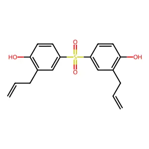 2,2'-Diallyl-4,4'-sulfonyldiphenol structure