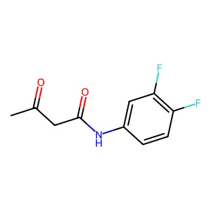 N-(3,4-difluorophenyl)-3-oxobutanamide structure